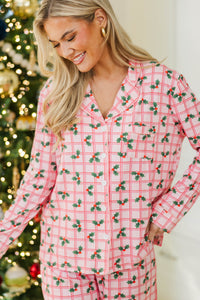 Dream Big Blush Holly L/S Bamboo Pajama Set