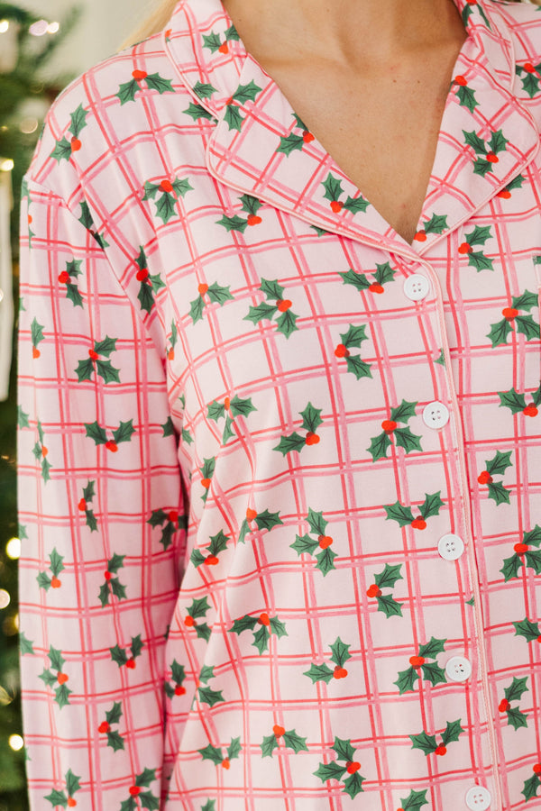 Dream Big Blush Holly L/S Bamboo Pajama Set