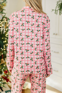 Dream Big Blush Holly L/S Bamboo Pajama Set
