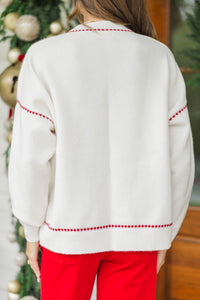 A Christmas Classic Cream Joy Sweater