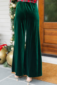 Luxe Intentions Emerald Velvet Pants