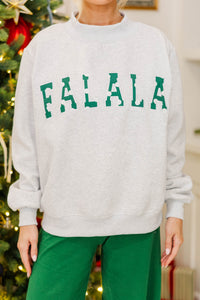 Best Present Heather Gray Falala Sweatshirt