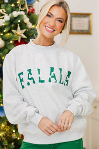 Best Present Heather Gray Falala Sweatshirt