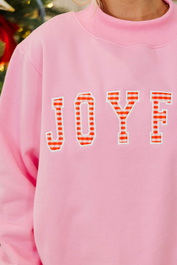 Best Present Pink Joyful Sweatshirt