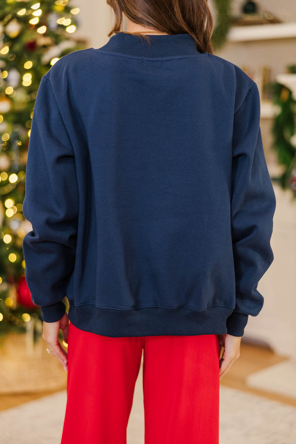 Best Present Navy Peace Sweatshirt