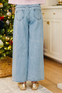 Girls: Wardrobe Winner Blue Pearl Embellished Jeans