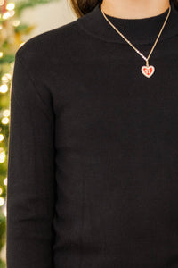 Girls: See It Through Black Ribbed Top