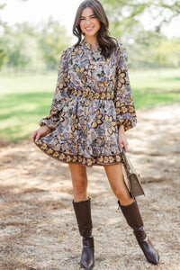 Fate: September State Cream Floral Dress