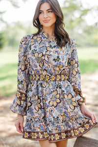 Fate: September State Cream Floral Dress