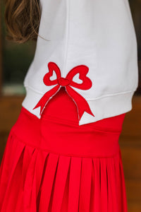 Girls: So Much Joy White Sweatshirt