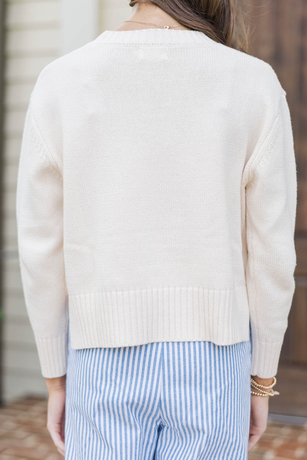 Girls: The Lucy Cream Sweater