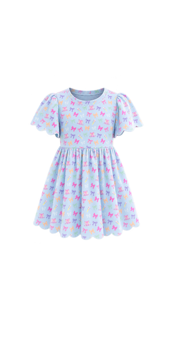 127473.hidden__.Girls--Time_Goes_By_Light_Blue_Bows_And_Books_Pima_Cotton_Scalloped_Dress_Avatar-Dress