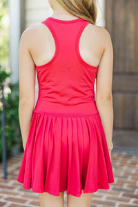 Girls: Twist of Fun Red Athletic Dress