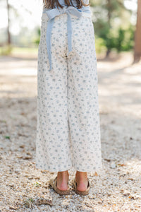 Girls: Timeless Love Cream Ditsy Floral Jeans
