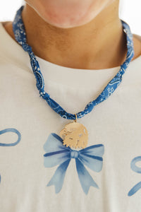 Girls: Loud And Proud Royal Blue Eagle Necklace
