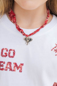 Girls: Loud And Proud Burgundy Elephant Necklace