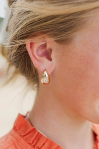 Girls: Darling Choice Gold Teardrop Earrings