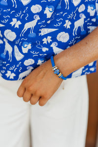 Girls: Saturday Stack Royal Blue Gameday Bracelet