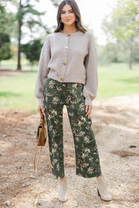 Collected Comfort Taupe Button Up Sweater