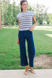 The Capsule Light Blue Striped Sweater