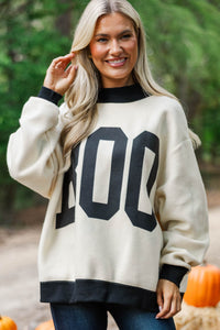 Ghost Mode White Boo Reversible Sweatshirt
