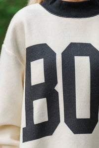 Ghost Mode White Boo Reversible Sweatshirt