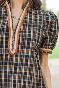Open Road Black Puff Sleeve Blouse
