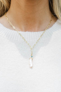 Golden Touch Pearl Necklace