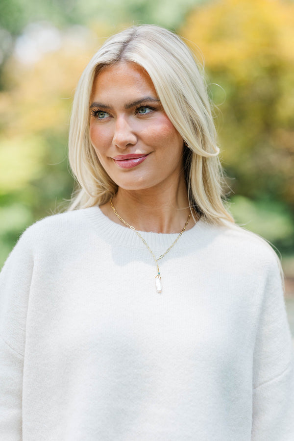 Golden Touch Pearl Necklace