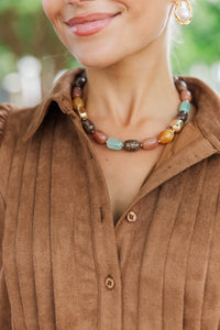 Gentle Glow Green Necklace