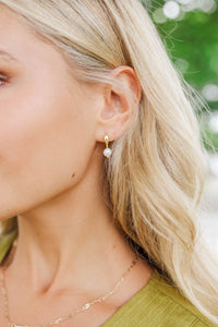 Truly Beautiful Gold Pearl Earrings