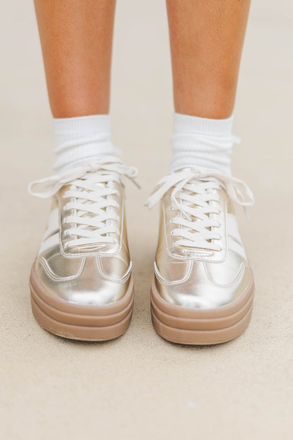 Oh What Fun Gold Sneaker