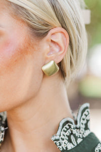 Love It Here Gold Earrings