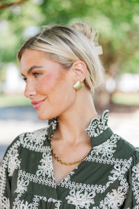 Love It Here Gold Earrings