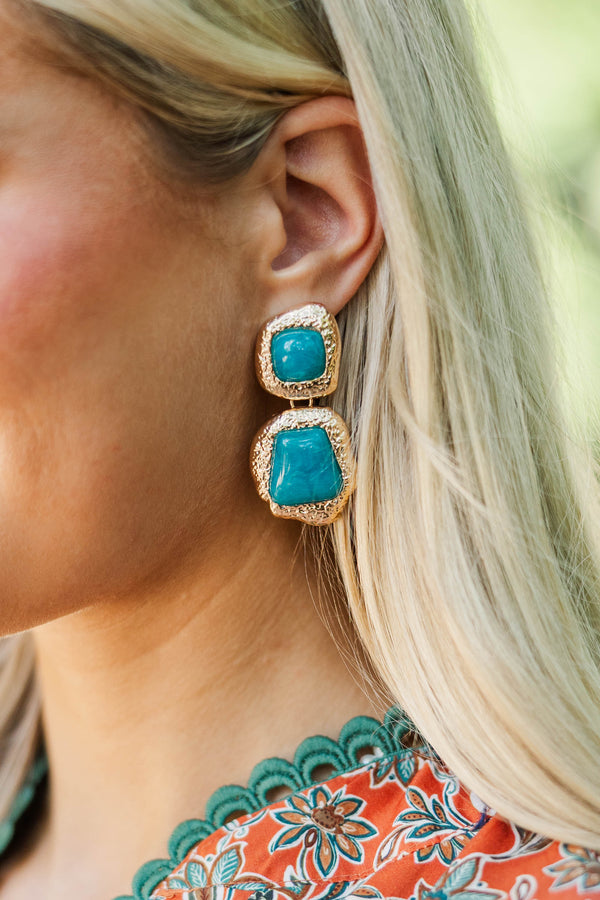 Sweet Little Treasure Gold Earrings