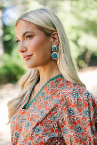 Sweet Little Treasure Gold Earrings