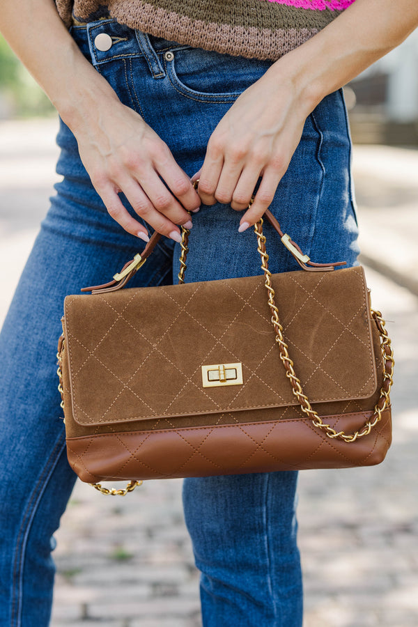 Cute As Ever Camel Handbag