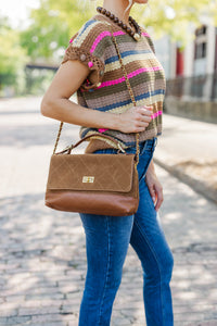 Cute As Ever Camel Handbag