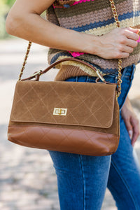 Cute As Ever Camel Handbag