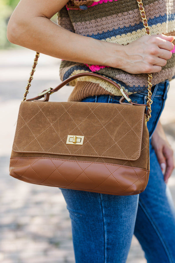 Cute As Ever Camel Handbag