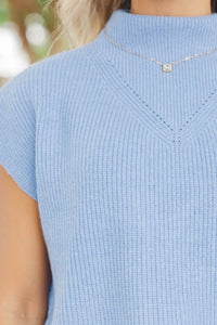All Things Pretty Blue Sweater