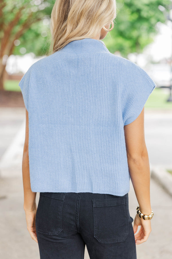 All Things Pretty Blue Sweater