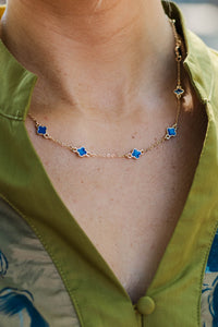 Sweet Little Escape Navy Necklace