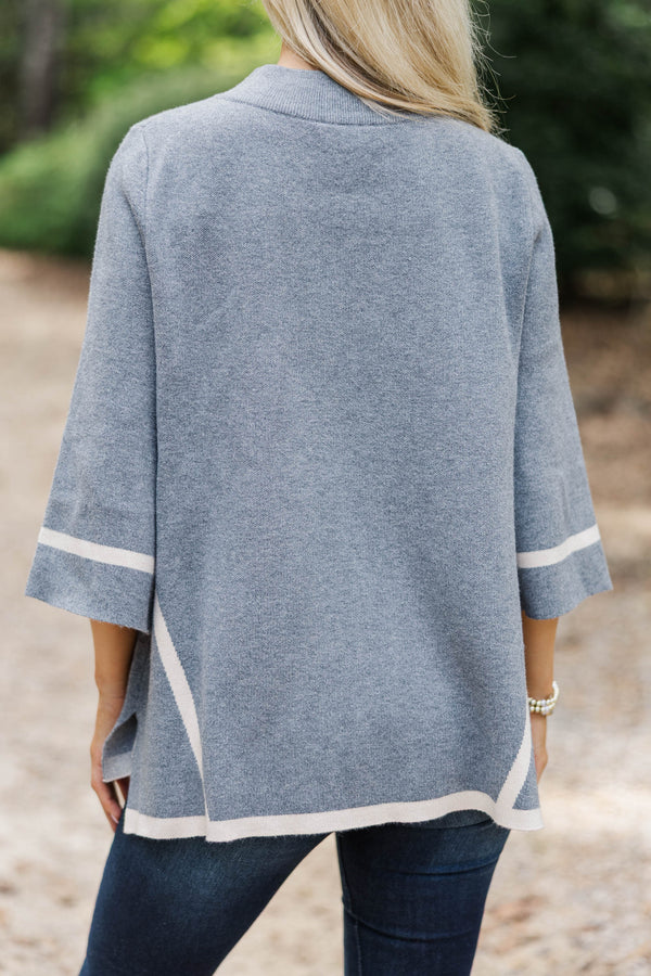 The Perfect Pick Charcoal Sweater