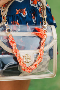 Naturally Charming Orange Bag Charm