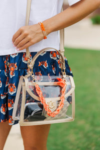 Naturally Charming Orange Bag Charm
