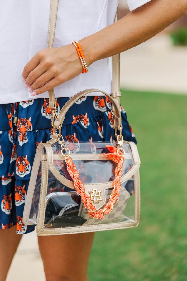 Naturally Charming Orange Bag Charm