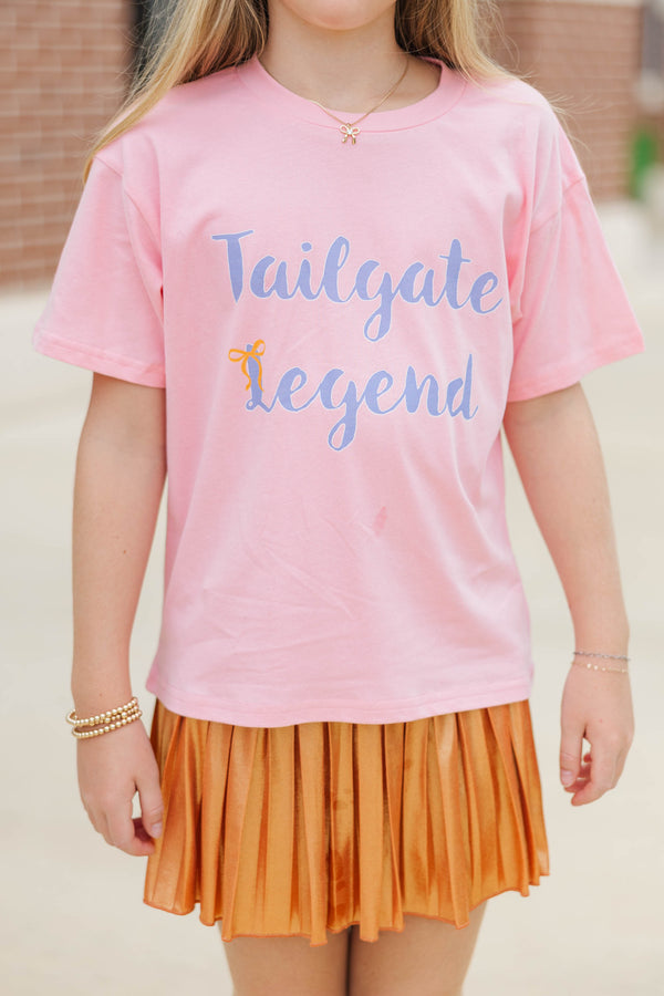 Girls: Tailgate Legend Blush Graphic Tee