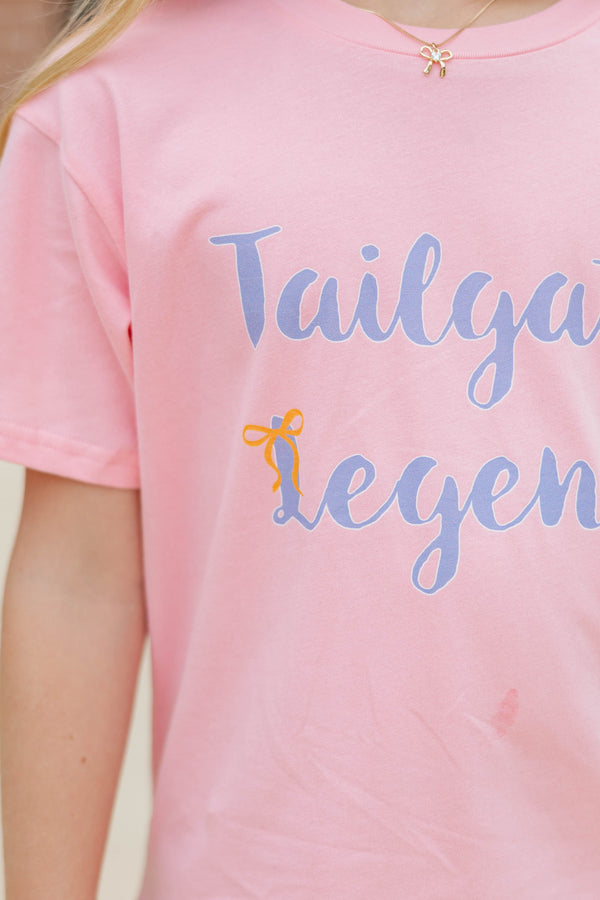 Girls: Tailgate Legend Blush Graphic Tee