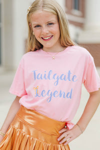 Girls: Tailgate Legend Blush Graphic Tee